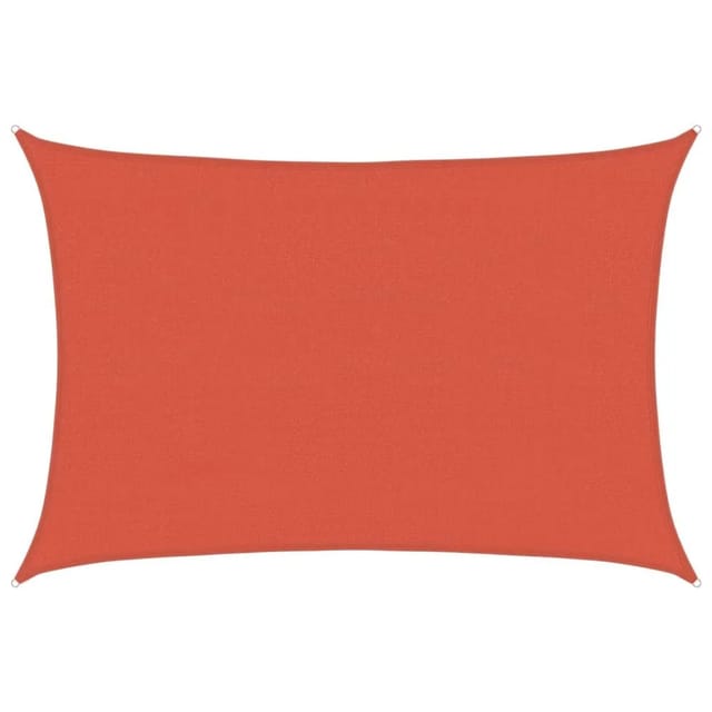 vidaXL Sonnensegel 160 g/m² Terrakottarot 4x6 m HDPE 311354
