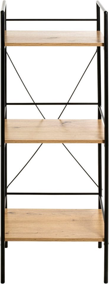 HAKU Regal Aufbewahrungsregal, Dekoregal, Standregal, rechteckig - aus MDF Braun - B/T/H 34/27/96 cm