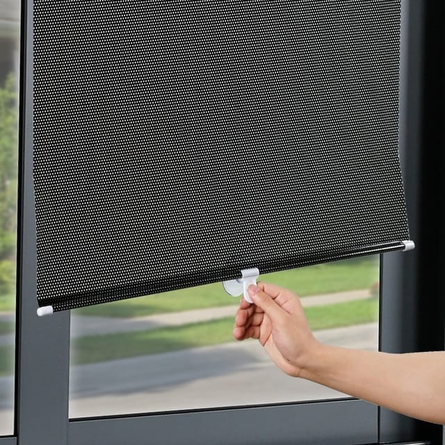 Verdunkelungsrollo 40 X 125 Cm – Saugnapfmontage Ohne Bohren – Uv-schutz – Wärmedämmung