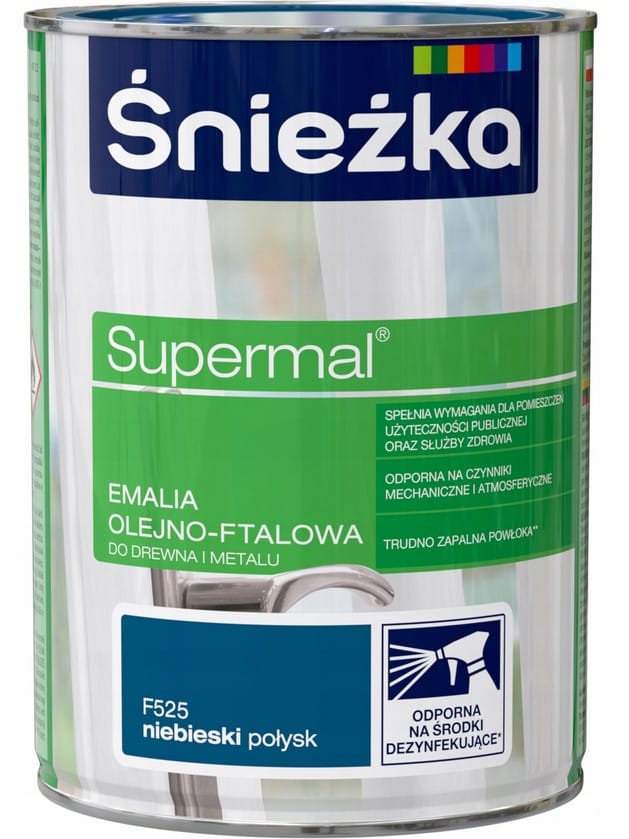 Śnieżka Supermal Blau Glänzend 0,8l