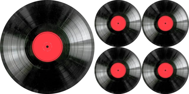Set Runder Tischsets (1+4) – Vinyl