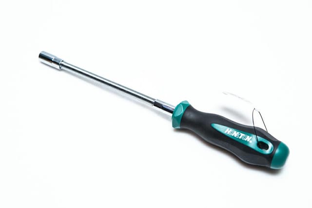 Honiton Flexibler Schraubendreher, Modell 1/4' 270mm, Ideal Für Präzisionsarbeiten, Hohe Haltbarkeit, Ergonomisches Design, Einfache Handhabung Und Vielseitigkeit Für Den Einsatz Mit Bits.