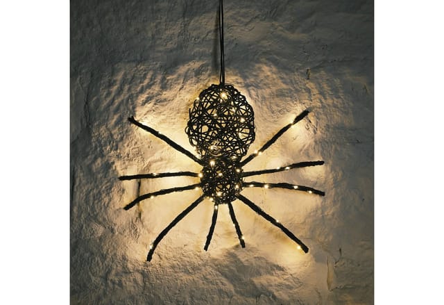 34cm LED Rattan Spinne Ocho