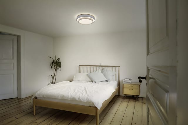 Osram LED-Deckenleuchte Orbis Razon Ø 48,5 cm 36 W silber warmweiß