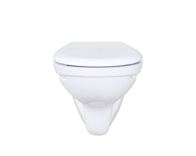 Belvit Wand Hänge WC Abgang Wand Waagerecht mit Softclose Deckel 520x360x375 cm
