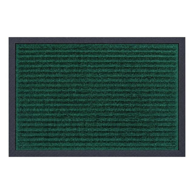 Relaxdays Fußmatte Polypropylen Grün Gerillt Rutschfest 60 cm x 40 cm x 1 cm 1,4 kg