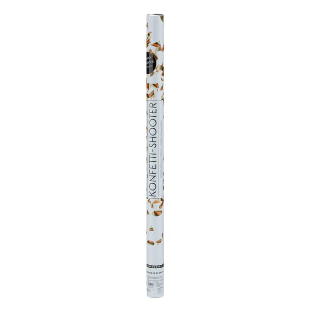 Relaxdays Partypopper Gold mit Sicherheitsnetz 80 cm x 5 cm x 5 cm 0,3 kg