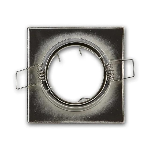 world-trading-net Einbaurahmen Eckig Schwenkbar Silber MR16 GU10 50W