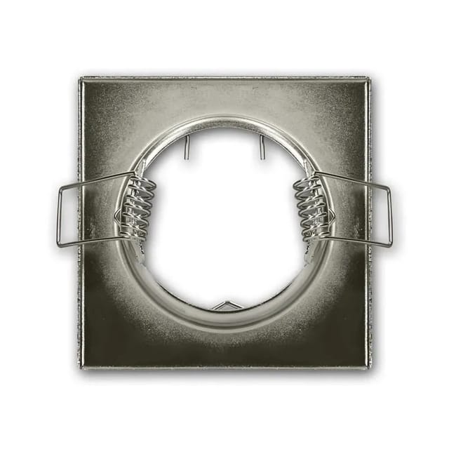 world-trading-net Einbaurahmen Eckig Starr Silber MR16 GU10 max 50W