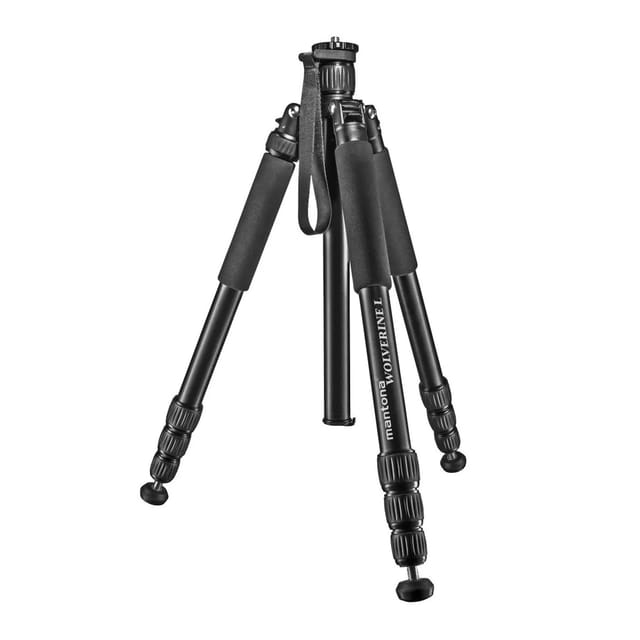 Mantona Wolverine L 284 Kamerastativ Alu Fotostativ Bis 15Kg 166Cm Stativ Tripod