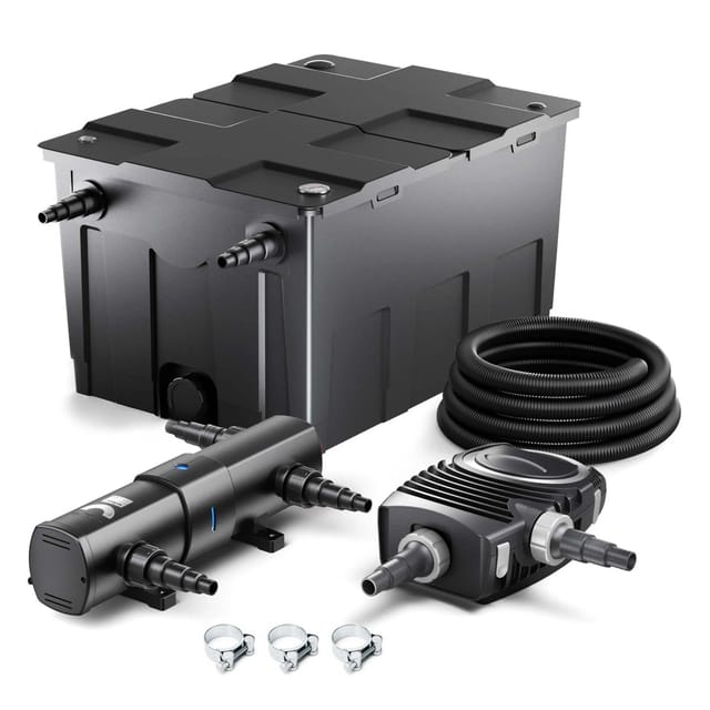 Wiltec Sunsun Cbf-550 Cuv-236 36W Set Neo12000 Pumpe Schlauch Teichfilterset