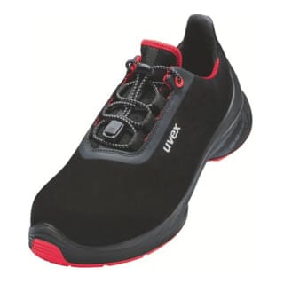uvex Halbschuhe 1 G2 S2 schwarz rot Weite 11 Größe 50