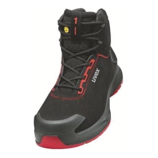 uvex Stiefel 1 x-craft S3L schwarz rot Weite 10 Größe 47