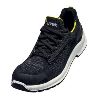 uvex Halbschuhe 2 trend S1 PS schwarz gelb Weite 12 Gr. 46