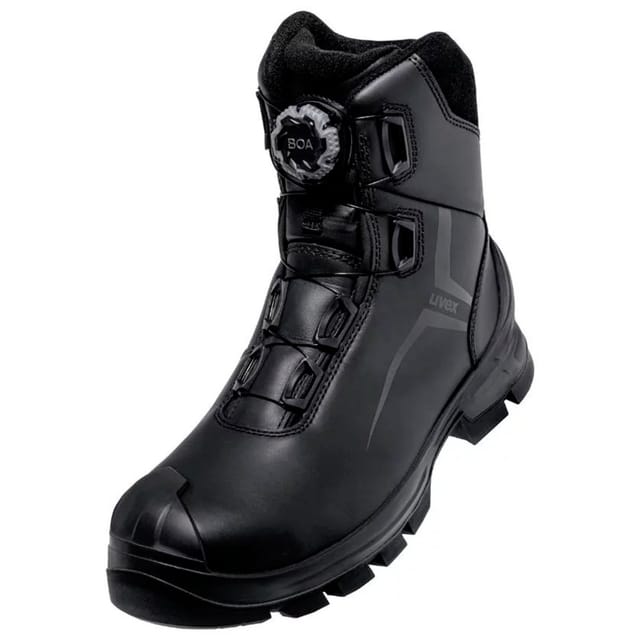 uvex Stiefel 2 MACSOLE® S3L schwarz orange Weite 12 Größe 43