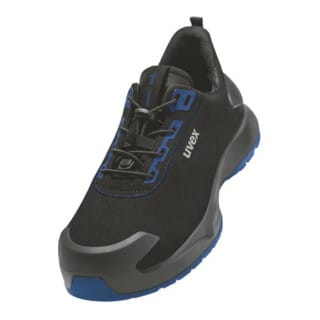 uvex Halbschuhe 1 x-craft S2 schwarz blau Weite 14 Größe 37