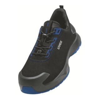 uvex Halbschuhe 1 x-craft S2 schwarz blau Weite 14 Größe 49