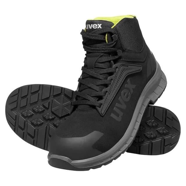uvex Stiefel 2 trend S3S schwarz gelb Weite 11 Gr. 43