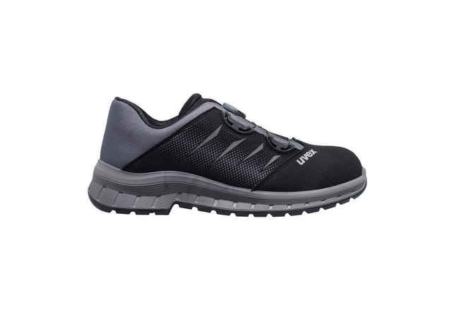 uvex Halbschuhe 2 trend S3 schwarz grau Weite 11 Größe 42