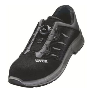 uvex Halbschuhe 2 trend S3 schwarz grau Weite 10 Gr. 46