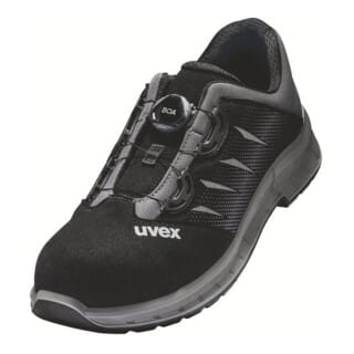 uvex Halbschuhe 2 trend S3 schwarz grau Weite 12 Gr. 36
