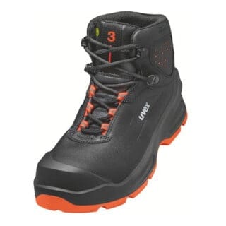 uvex Stiefel 3 S3 schwarz orange Weite 11 Größe 52