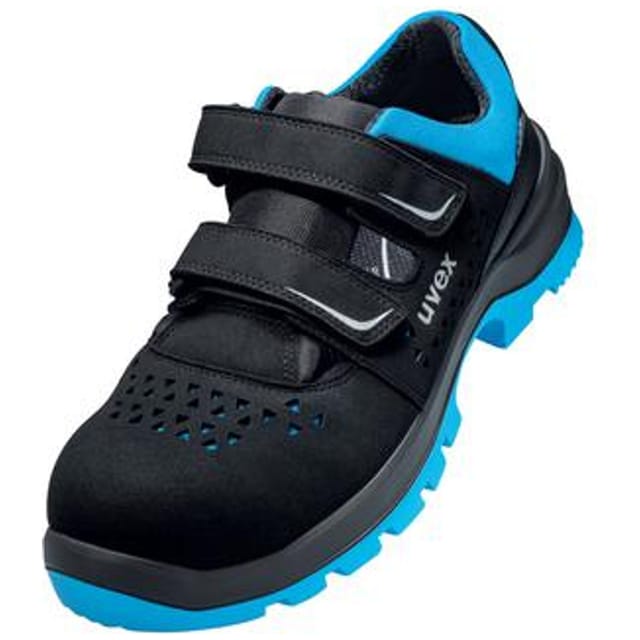 uvex Sandalen 2 xenova® S1P schwarz blau Weite 10 Größe 35