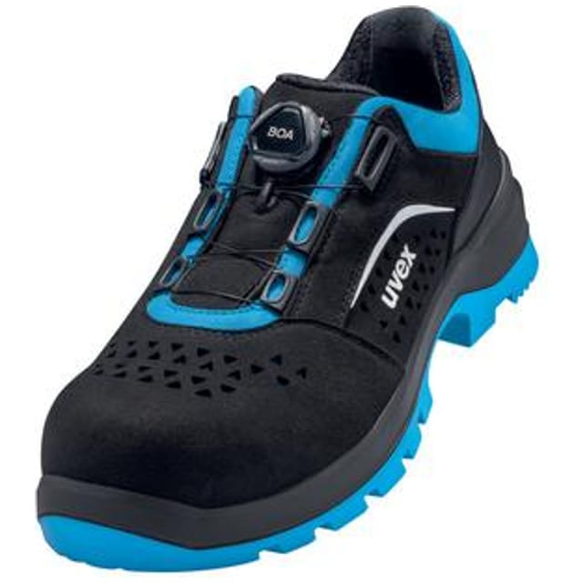 uvex Halbschuhe 2 xenova® S1P schwarz blau Weite 11 Gr. 35