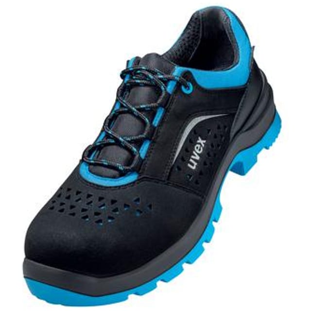 uvex Halbschuhe 2 xenova® S1 schwarz blau Weite 10 Gr. 37
