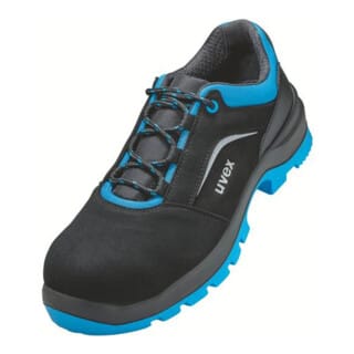 uvex Halbschuhe 2 xenova® S2 schwarz blau Weite 12 Größe 37