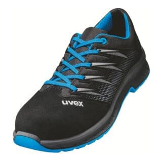 uvex Halbschuhe 2 trend S2 blau schwarz Weite 10 Gr. 35