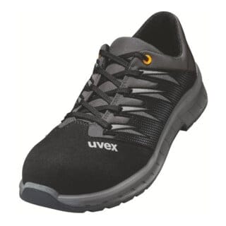 uvex Halbschuhe 2 trend S2 schwarz grau Weite 10 Gr. 35