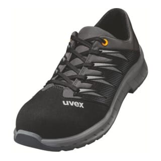 uvex Halbschuhe 2 trend S2 schwarz grau Weite 12 Größe 35