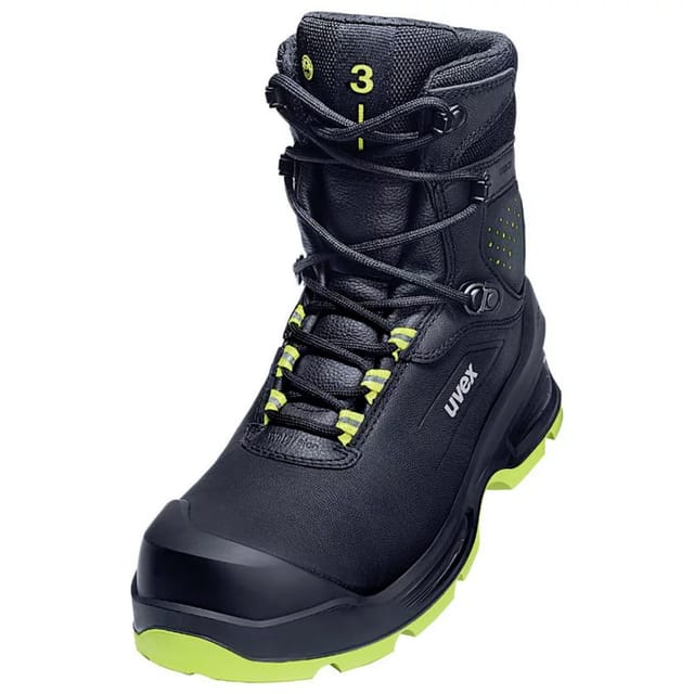 uvex Stiefel 3 S3 schwarz gelb Weite 11 Gr. 49