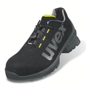 uvex Halbschuhe 1 S2 65629 schwarz gelb Weite 12 Gr. 45