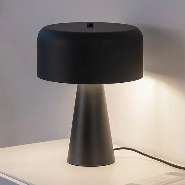 Schöner Wohnen Kollektion Tischleuchte 'Pento' schwarz Ø 26,5 x 34,5 cm