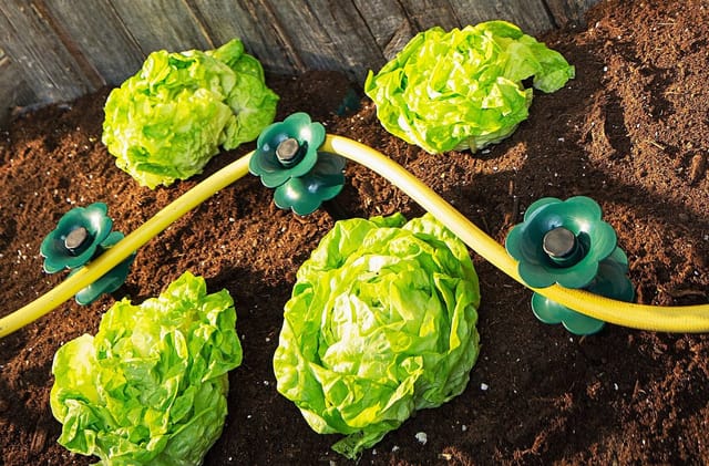 BURI Umlenkrolle Schlauchführung 3er Set Umlenkrolle mit Erdspieß Gartenschlauchführung