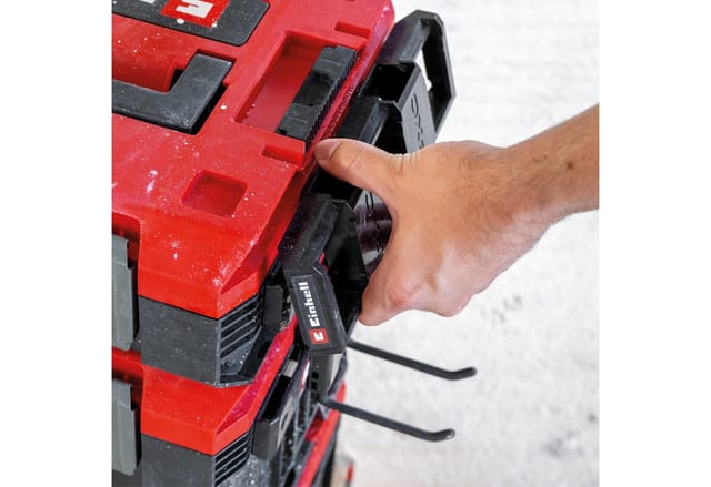 Einhell Werkzeugkoffer E-Case Akkuhalterung