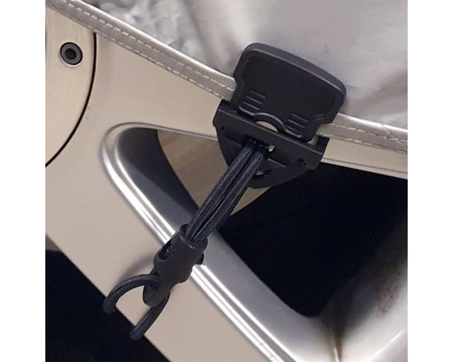Holdon Schutzplane Holdon® XTRA Weiß 10 Stk. Befestigungsclip Klemmöse Planenklemmen Öse, Mehrzweckklemme Universal Clips für Stoff Sonnensegel Plane Banner
