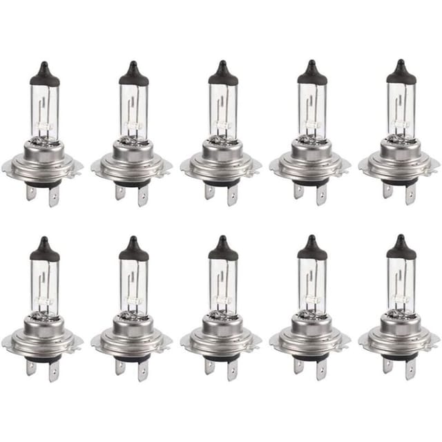 10er-packung H7 12v 55w Halogenlampen – Warmweiß 3900k – 10 Stück.eine Ideale Wahl Für Familien
