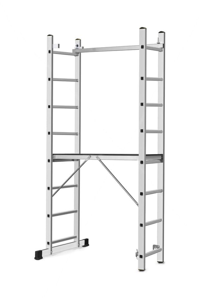 Gerüst Mit Plattform Strend Pro Ard Home, Aluminium, 2x8, 3in1, Max. 150 Kg