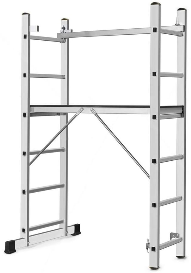 Gerüst Mit Plattform Strend Pro Ard Home, Aluminium, 2x6, 3in1, Max. 150 Kg