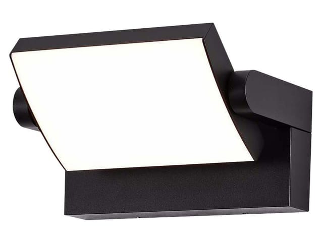 V-tac Vt-11020 Verstellbarer Rechteckiger Led-wandleuchte Strahler 17w 120lm/w Schwarze Farbe 4000k Modernes Design Ip65 Sku 2937