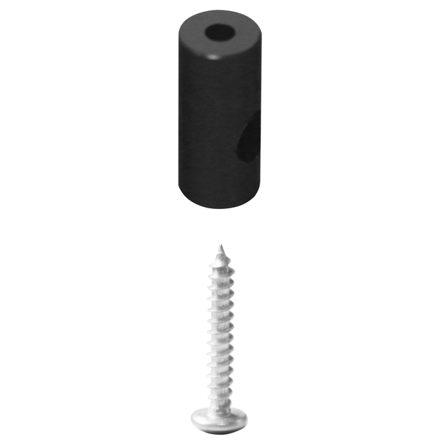 Kabelführung 13 mm schwarz 3 Stück