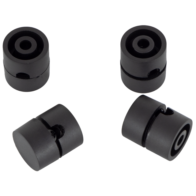 Kabelführung 20 mm schwarz 2 Stück