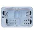 TroniTechnik Outdoor Whirlpool Spa TINO PRO mit Isolierung Weiß Silber Marmoriert 195cm x 127cm mit Heizung, Hydromassage, zwei Pumpen, JOYONWAY Bild 2
