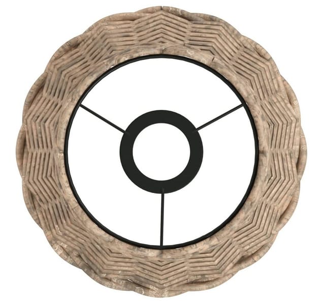 vidaXL Lampenschirm Lampenschirm Braun Ø20x15 cm Korbweide