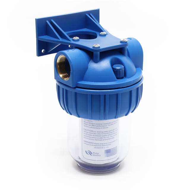 Naturewater - Nw-br5b 1 Stufen Wasserfilter, 5 Μ, 20,67 Mm (1/2') Filtereinsatz, Ø60 Mm Pp Kartusche, Filter Wandhalterung, Filterschlüssel, Sedimentfilter