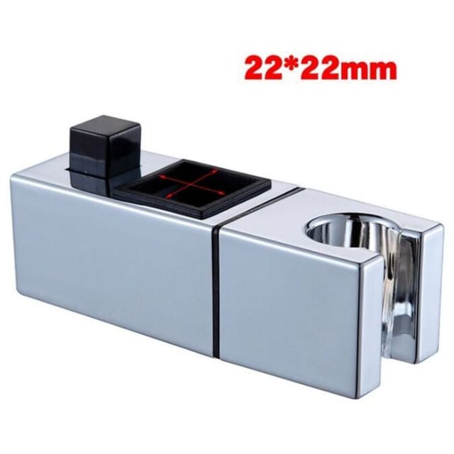 Höhen- Und Winkelverstellbare Duschstütze, Fester Sitz, Verchromtes Abs, Für 22x22 Mm Vierkantrohre, Barrierefreies Badezimmer – Ulisem