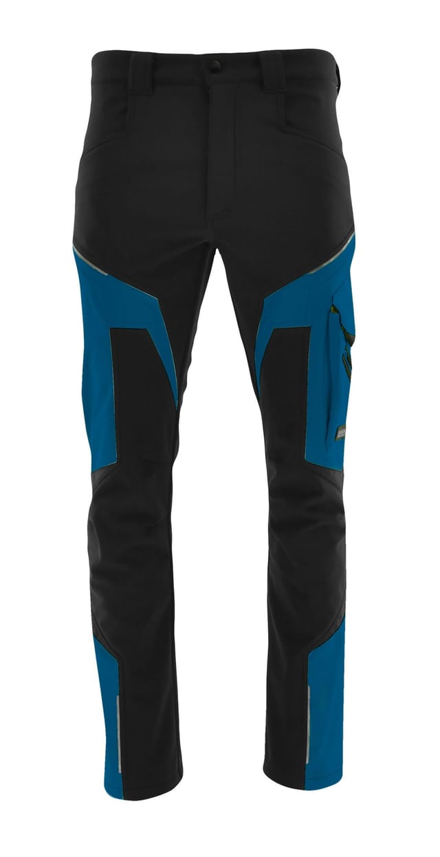 24h Isolierte Arbeitshose Bis Zur Taille, Softshell-arbeitskomfort, Winter, Sara Xl, Petrol-schwarz